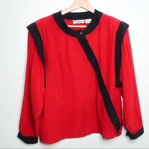 Vintage Holt Renfrew vintage silk blouse.